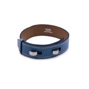 Hermès Vintage Pre-owned Tyg armband Blue, Dam