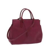 Louis Vuitton Vintage Pre-owned Laeder handvskor Red, Dam