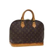 Louis Vuitton Vintage Pre-owned Canvas handvskor Brown, Dam