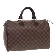 Louis Vuitton Vintage Pre-owned Canvas louis-vuitton-vskor Brown, Dam