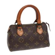 Louis Vuitton Vintage Pre-owned Canvas louis-vuitton-vskor Brown, Dam