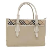 Burberry Vintage Pre-owned Laeder handvskor Beige, Dam