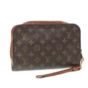 Louis Vuitton Vintage Pre-owned Canvas kuvertvskor Brown, Dam