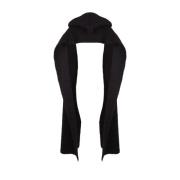 Cortana Himmel, svart mohair huva Black, Dam