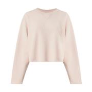 Maison Margiela Brun Sweatshirt Aw24 Dammode Beige, Dam