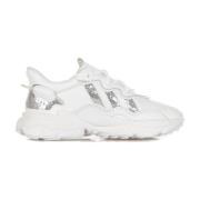 Adidas Cloud White Låga Sneakers Tubular Support White, Dam