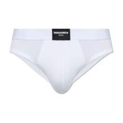 Dsquared2 Briefs med logotyp White, Herr