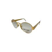 Moschino Vintage mod. M08 Guld Glasögon Yellow, Unisex