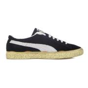 PUMA Vintage Låga Top Sneakers Svart/Vit/Gul Black, Herr