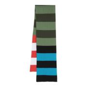 Stella McCartney Randig Vinterscarf Bomull Ull Blandning Multicolor, H...