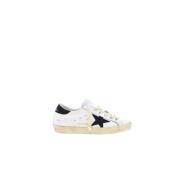 Golden Goose Super-Star Kristall Sneakers Vit Läder White, Dam