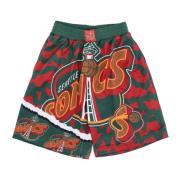 Mitchell & Ness NBA Jumbotron 2.0 Basketboll Shorts Multicolor, Herr