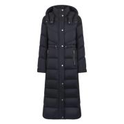 Moose Knuckles Svart Parka med Avtagbar Huva Black, Dam