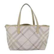 Burberry Vintage Pre-owned Laeder axelremsvskor Gray, Dam