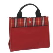 Burberry Vintage Pre-owned Nylon handvskor Red, Dam