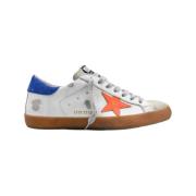 Golden Goose Vita Superstar Sneakers med Orange Stjärna White, Herr