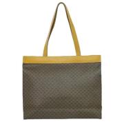 Celine Vintage Pre-owned Canvas axelremsvskor Brown, Dam