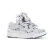 Lanvin Vita Curb Sneakers White, Dam