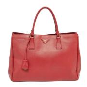 Prada Vintage Pre-owned Laeder totevskor Red, Dam