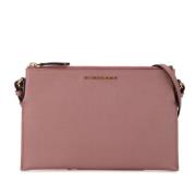 Burberry Vintage Pre-owned Laeder crossbodyvskor Pink, Dam