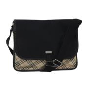 Burberry Vintage Pre-owned Canvas axelremsvskor Black, Dam