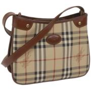 Burberry Vintage Pre-owned Laeder axelremsvskor Brown, Dam