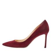 Jimmy Choo Pre-owned Pre-owned Mocka klackskor Red, Dam