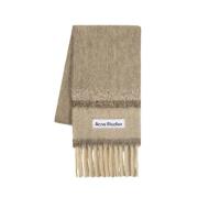 Acne Studios Lyxig Ullsjal i Brun Brown, Unisex