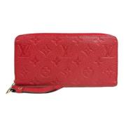 Louis Vuitton Vintage Pre-owned Tyg plnbcker Red, Dam