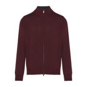 Corneliani Lyxig Ull Cashmere Kofta Red, Herr