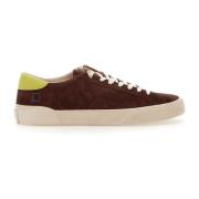 D.a.t.e. Bruna Sneakers för Män Brown, Herr