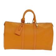 Louis Vuitton Vintage Pre-owned Laeder resvskor Orange, Dam