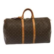 Louis Vuitton Vintage Pre-owned Canvas handvskor Brown, Dam