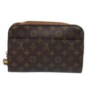 Louis Vuitton Vintage Pre-owned Canvas kuvertvskor Brown, Dam