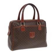 Celine Vintage Pre-owned Laeder handvskor Brown, Dam