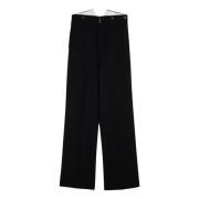 Maison Margiela Regular Fit Byxor Black, Dam