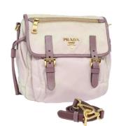 Prada Vintage Pre-owned Nylon prada-vskor Pink, Dam