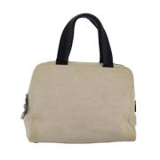 Prada Vintage Pre-owned Canvas prada-vskor Beige, Dam