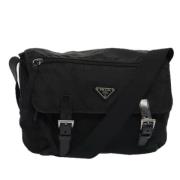 Prada Vintage Pre-owned Nylon prada-vskor Black, Dam