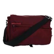 Prada Vintage Pre-owned Nylon prada-vskor Red, Dam