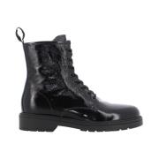 Nerogiardini Dam Ankelboots Svart Combatstil Black, Dam