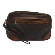 Louis Vuitton Vintage Pre-owned Canvas kuvertvskor Brown, Dam