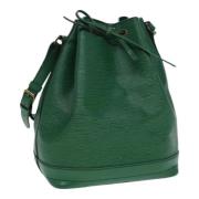 Louis Vuitton Vintage Pre-owned Laeder axelremsvskor Green, Dam