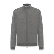 Kiton Ull Cardigan Gray, Herr