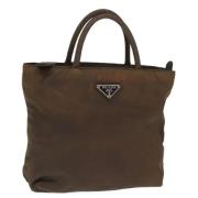 Prada Vintage Pre-owned Nylon prada-vskor Brown, Dam