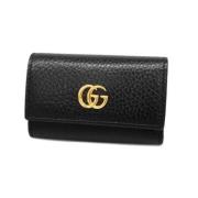 Gucci Vintage Pre-owned Laeder nyckelhllare Black, Dam