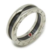 Bvlgari Vintage Pre-owned Silver ringar Gray, Dam