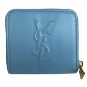 Yves Saint Laurent Vintage Pre-owned Laeder plnbcker Blue, Dam