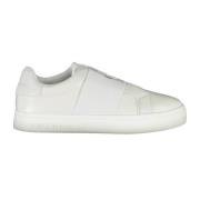 Calvin Klein Vita Sneakers med Elastiskt Band White, Herr