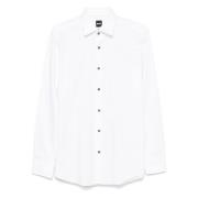 Hugo Boss Slim Fit Bomullsskjorta White, Herr